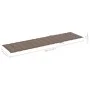 2 teak solid wood sun loungers with taupe gray cushions by vidaXL, Loungers - Ref: Foro24-3073194, Price: 595,72 €, Discount: %