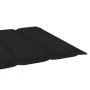 Sun loungers 2 units solid teak wood with black cushion by vidaXL, Loungers - Ref: Foro24-3073193, Price: 584,68 €, Discount: %