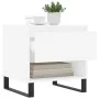 Couchtische 2 Stk. Holzwerkstoff weiß 50x46x50 cm von vidaXL, Couchtisch - Ref: Foro24-830925, Preis: 73,39 €, Rabatt: %