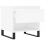 Couchtische 2 Stk. Holzwerkstoff weiß 50x46x50 cm von vidaXL, Couchtisch - Ref: Foro24-830925, Preis: 73,39 €, Rabatt: %