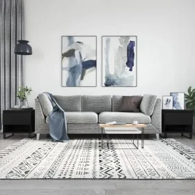 Mesas de centro 2 uds madera de ingeniería negro 50x46x50 cm de vidaXL, Mesas de centro - Ref: Foro24-830927, Precio: 73,53 €...