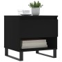 Mesas de centro 2 uds madera de ingeniería negro 50x46x50 cm de vidaXL, Mesas de centro - Ref: Foro24-830927, Precio: 74,16 €...