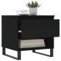 Mesas de centro 2 uds madera de ingeniería negro 50x46x50 cm de vidaXL, Mesas de centro - Ref: Foro24-830927, Precio: 74,16 €...