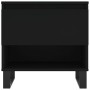 Mesas de centro 2 uds madera de ingeniería negro 50x46x50 cm de vidaXL, Mesas de centro - Ref: Foro24-830927, Precio: 74,16 €...
