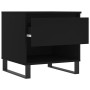 Mesas de centro 2 uds madera de ingeniería negro 50x46x50 cm de vidaXL, Mesas de centro - Ref: Foro24-830927, Precio: 74,16 €...