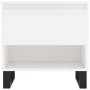 Mesas centro 2 uds madera ingeniería blanco brillo 50x46x50 cm de vidaXL, Mesas de centro - Ref: Foro24-830929, Precio: 78,71...