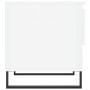 Mesas centro 2 uds madera ingeniería blanco brillo 50x46x50 cm de vidaXL, Mesas de centro - Ref: Foro24-830929, Precio: 78,71...
