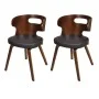Esszimmerstühle 2 Einheiten braunes Kunstleder von vidaXL, Essstühle - Ref: Foro24-240707, Preis: 220,73 €, Rabatt: %