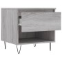 Mesas de centro 2 uds madera ingeniería gris Sonoma 50x46x50 cm de vidaXL, Mesas de centro - Ref: Foro24-830921, Precio: 63,4...