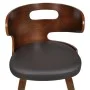 Esszimmerstühle 2 Einheiten braunes Kunstleder von vidaXL, Essstühle - Ref: Foro24-240707, Preis: 220,73 €, Rabatt: %