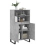 Aparador alto madera contrachapada gris hormigón 60x36x110 cm de vidaXL, Aparadores - Ref: Foro24-831496, Precio: 81,52 €, De...