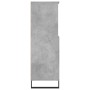 Aparador alto madera contrachapada gris hormigón 60x36x110 cm de vidaXL, Aparadores - Ref: Foro24-831496, Precio: 81,52 €, De...
