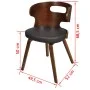 Esszimmerstühle 2 Einheiten braunes Kunstleder von vidaXL, Essstühle - Ref: Foro24-240707, Preis: 220,73 €, Rabatt: %