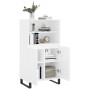 Aparador alto madera contrachapada blanco 60x36x110 cm de vidaXL, Aparadores - Ref: Foro24-831492, Precio: 94,03 €, Descuento: %