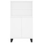 Aparador alto madera contrachapada blanco 60x36x110 cm de vidaXL, Aparadores - Ref: Foro24-831492, Precio: 94,03 €, Descuento: %