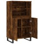 Aparador alto madera contrachapada roble ahumado 60x36x110 cm de vidaXL, Aparadores - Ref: Foro24-831497, Precio: 85,21 €, De...
