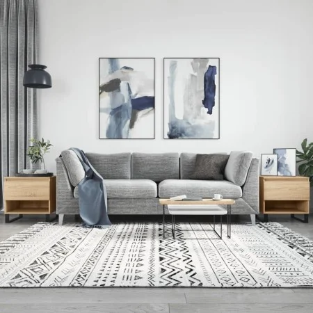 2 units of Sonoma oak engineered wood coffee tables 50x46x50cm by vidaXL, Coffee table - Ref: Foro24-830931, Price: 71,08 €, ...