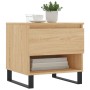 Mesas de centro 2 uds madera ingeniería roble Sonoma 50x46x50cm de vidaXL, Mesas de centro - Ref: Foro24-830931, Precio: 71,6...