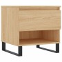Mesas de centro 2 uds madera ingeniería roble Sonoma 50x46x50cm de vidaXL, Mesas de centro - Ref: Foro24-830931, Precio: 71,6...
