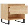 Mesas de centro 2 uds madera ingeniería roble Sonoma 50x46x50cm de vidaXL, Mesas de centro - Ref: Foro24-830931, Precio: 71,6...