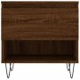 Mesas de centro 2 uds madera ingeniería roble marrón 50x46x50cm de vidaXL, Mesas de centro - Ref: Foro24-830923, Precio: 63,7...