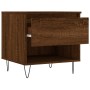 Mesas de centro 2 uds madera ingeniería roble marrón 50x46x50cm de vidaXL, Mesas de centro - Ref: Foro24-830923, Precio: 63,7...