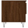 Mesas de centro 2 uds madera ingeniería roble marrón 50x46x50cm de vidaXL, Mesas de centro - Ref: Foro24-830923, Precio: 63,7...