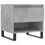 Mesas centro 2 uds madera ingeniería gris hormigón 50x46x50 cm de vidaXL, Mesas de centro - Ref: Foro24-830933, Precio: 72,14...