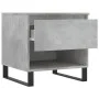Mesas centro 2 uds madera ingeniería gris hormigón 50x46x50 cm de vidaXL, Mesas de centro - Ref: Foro24-830933, Precio: 71,54...