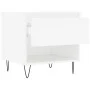 Mesa de centro madera de ingeniería blanco 50x46x50 cm de vidaXL, Mesas de centro - Ref: Foro24-830908, Precio: 36,57 €, Desc...