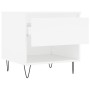Mesa de centro madera de ingeniería blanco 50x46x50 cm de vidaXL, Mesas de centro - Ref: Foro24-830908, Precio: 36,66 €, Desc...