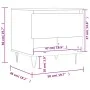 Mesa de centro madera de ingeniería blanco 50x46x50 cm de vidaXL, Mesas de centro - Ref: Foro24-830908, Precio: 36,57 €, Desc...