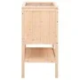 Jaula para hámster madera maciza abeto 55x40x80 cm de vidaXL, Jaulas y habitáculos para animales pequeños - Ref: Foro24-17238...