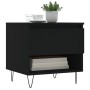 Mesas de centro 2 uds madera de ingeniería negro 50x46x50 cm de vidaXL, Mesas de centro - Ref: Foro24-830911, Precio: 74,72 €...
