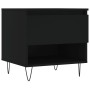 Mesas de centro 2 uds madera de ingeniería negro 50x46x50 cm de vidaXL, Mesas de centro - Ref: Foro24-830911, Precio: 74,72 €...