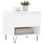 Mesas centro 2 uds madera ingeniería blanco brillo 50x46x50 cm de vidaXL, Mesas de centro - Ref: Foro24-830913, Precio: 67,13...