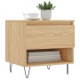 Mesas de centro 2 uds madera ingeniería roble Sonoma 50x46x50cm de vidaXL, Mesas de centro - Ref: Foro24-830915, Precio: 62,1...