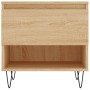 Mesas de centro 2 uds madera ingeniería roble Sonoma 50x46x50cm de vidaXL, Mesas de centro - Ref: Foro24-830915, Precio: 62,1...