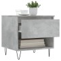 Mesas centro 2 uds madera ingeniería gris hormigón 50x46x50 cm de vidaXL, Mesas de centro - Ref: Foro24-830917, Precio: 61,56...