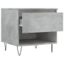 Mesas centro 2 uds madera ingeniería gris hormigón 50x46x50 cm de vidaXL, Mesas de centro - Ref: Foro24-830917, Precio: 61,56...