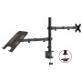 Soporte para monitor acero negro VESA 75/100 mm de vidaXL, Soportes para monitores y televisor - Ref: Foro24-358005, Precio: ...
