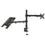 Soporte para monitor acero negro VESA 75/100 mm de vidaXL, Soportes para monitores y televisor - Ref: Foro24-358005, Precio: ...