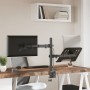 Soporte para monitor acero negro VESA 75/100 mm de vidaXL, Soportes para monitores y televisor - Ref: Foro24-358005, Precio: ...