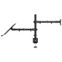 Soporte para monitor acero negro VESA 75/100 mm de vidaXL, Soportes para monitores y televisor - Ref: Foro24-358005, Precio: ...