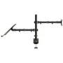 Soporte para monitor acero negro VESA 75/100 mm de vidaXL, Soportes para monitores y televisor - Ref: Foro24-358005, Precio: ...