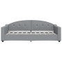Sofá cama con colchón tela gris claro 90x190 cm de vidaXL, Camas y somieres - Ref: Foro24-3197522, Precio: 310,46 €, Descuent...