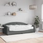 Sofá cama con colchón tela gris oscuro 90x190 cm de vidaXL, Camas y somieres - Ref: Foro24-3197523, Precio: 305,13 €, Descuen...