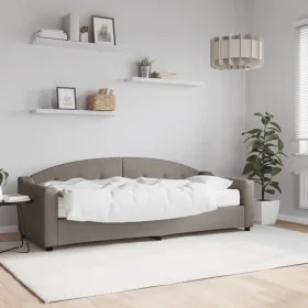 Schlafsofa mit taupegrauer Stoffmatratze 80x200 cm von vidaXL, Betten und Lattenroste - Ref: Foro24-3197510, Preis: 309,53 €,...