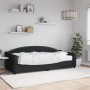 Sofá cama con colchón tela negro 90x200 cm de vidaXL, Camas y somieres - Ref: Foro24-3197514, Precio: 319,77 €, Descuento: %