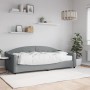 Sofá cama con colchón tela gris claro 90x200 cm de vidaXL, Camas y somieres - Ref: Foro24-3197512, Precio: 320,06 €, Descuent...